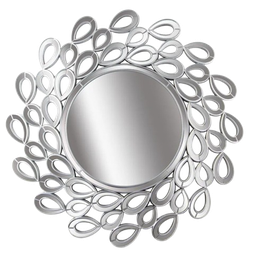 [HHHF-IDFN-13026 CHWM28597] Classy Homes Wall Mirror, 30 x 30 In. - Silver