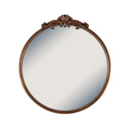 [HHHF-IDFN-13035 CHWM28606] Classy Homes Wall Mirror, 24 x 25.6 In. - Antique Gold 