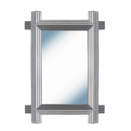 [HHHF-IDFN-13041 CHWM28612] Classy Homes Wall Mirror, 29.9 x 41.7 In. - Silver