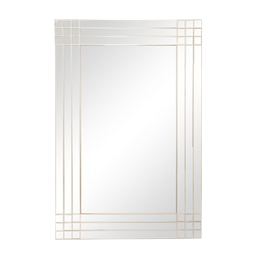 [HHHF-IDFN-13046 CHWM28617] Classy Homes Wall Mirror, 24 x 35.8 In. - Gold