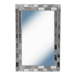 [HHHF-IDFN-13048 CHWM28619] Classy Homes Wall Mirror, 35.4 x 23.6 In. - Silver