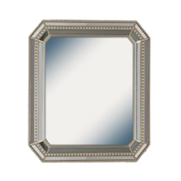 [HHHF-IDFN-13050 CHWM28621] Classy Homes Wall Mirror, 22 x 25.6 In. - Champagne