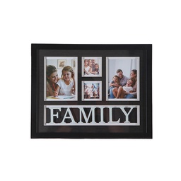 [HHHF-IDFN-13056 CHPF28627] Classy Homes Photo Frame, 11.4 x 14.5 In. Black/White