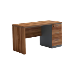 [853-3KM061400A] Office Desk, Brown