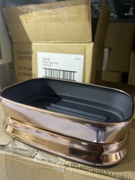 [03519ES] iDesign Sutton Soap Dish, Rose Gold