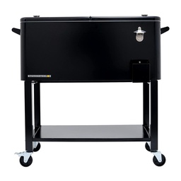 [PS-223-BK] Permasteel Detachable Cooler 80 Qt. Black