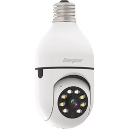 [EOP1-1002-WHT] Energizer 1080P WiFi E26 Light Bulb Socket Security Camera