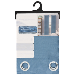 [WPSG47531HBT] Trilia Grommet Window Curtain Panel with Tie Back 55 x 90 In. Grey