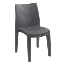 [324642/ 014985] ProGarden Stacking Chair, Anthracite