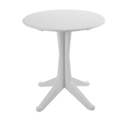 [352010/] ProGarden Levante Table Round 27.5 In., White