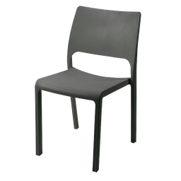 [352140] ProGarden Breva Stacking Chair, Anthracite