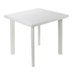 [323744] ProGarden Fiocco Table 31.5 x 29.5 In., White