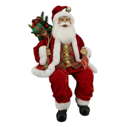 [831-XMTX254-2471] Miro Christmas Santa Figurine 60.96cm, Red