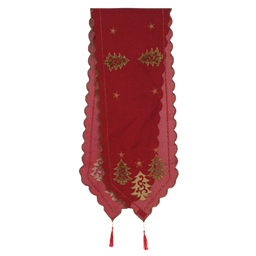 [831-XMFE33-2402P] Miro Christmas Table Runner 33x182cm