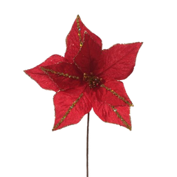 [831-AMX006-2471A] Miro Christmas Poinsettia 8P 40cm, Red