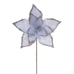 [831-AMX044-24116C] Miro Christmas Poinsettia 11P 35x40cm Silver