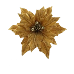 [XQ145900624G] ****Christmas Poinsettia Stem 29cm