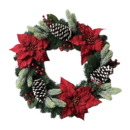 [XS1045259RBW] Montefiori Christmas Wreath 56cm / 22 In.