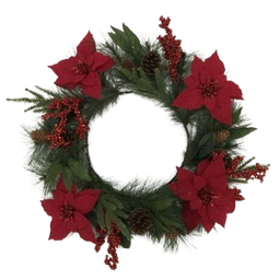 [XS1045820R] Christmas Wreath 55cm / 22 In.