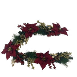 [XS1045822RBG] Christmas Garland 180cm / 71 In.
