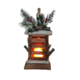 [XS12940496NW] Christmas Lantern 15x15x34cm