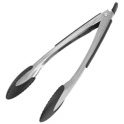 [14398] Oneida Kitchen Tongs 10 In. Nylon/ Stainless Steel